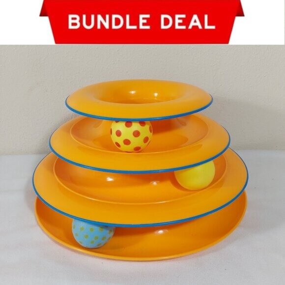 🌺 Bundle Only 🌺 Cat Toy Tower of Tracks - Good Condition - Picture 1 of 1